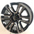 Black and Machine 20" Denali Style Split Spoke Wheels with Falken A/T Tires for GMC Sierra, Yukon, Denali - New Set of 4