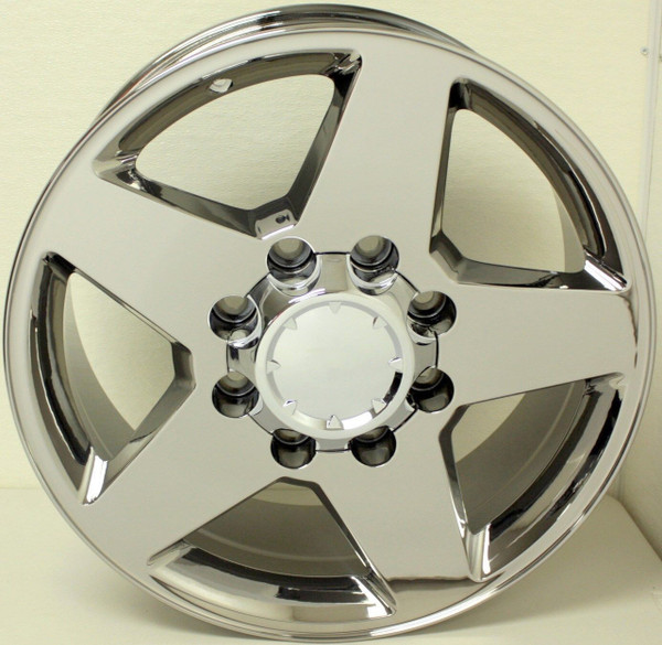 Chrome 20" 8 Lug 8-165 Wheels for 2000-2010 GMC , Denali 2500 3500 - New Set of 4