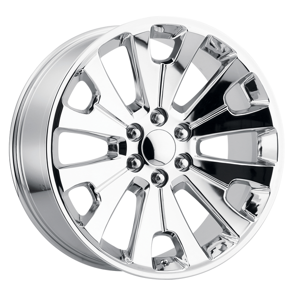 Chrome 24" Open Spoke Wheels for GMC and Chevy 1500 Trucks and SUVs