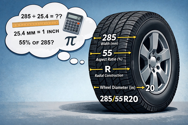 What Do the Numbers in a Tire Size Mean?