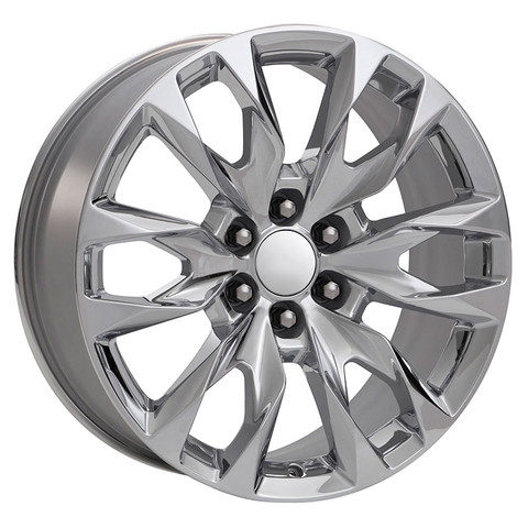 Chrome 22 Inch 12 Spoke SF2 Escalade Replica Wheels