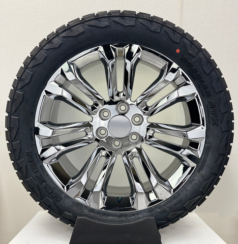 77 Spoke Rims Chrome Seven Split Spoke 22