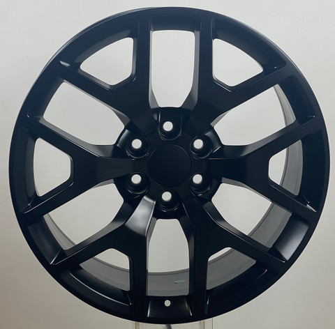 GMC Honeycomb Matte Black 22 Inch Wheels