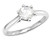 1/2 carat certified diamond solitaire ring - set in Platinum certificated by GIA or IGI ( H i1 min)