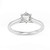 Stunning 18K White Gold Diamond Engagement Ring for Women - GIA/IGI Certified 0.30ct H SI Diamond, 6 Claws, Perfect for Proposals and Special Occasions