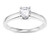 18ct White Gold 4 Claw Diamond Ring - 0.30ct H SI Certified Natural Diamond by GIA/IGI - Elegant and Timeless Design for Women's Engagement and Wedding