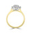 Elegant Diamond Ring for Women, 7 Stone Cluster, Nearly One Carat H SI Diamonds, Heavy Yellow Gold, Over 4g of 18ct Gold - Rings Women, Diamond Ring Women