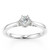 White Gold Diamond Engagement Ring With 1/4Ct Solitaire Diamond