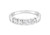 Eternity Ring With 1/2 Carat Total Of Big Bright White Diamonds