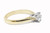 Diamond Ring Yellow Gold With 1/2 Carat Diamond - With Certificate