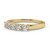 5 Stone 0.50Ct Diamond Ring - Yellow Gold Womens Eternity Diamonds Ring Claw Set