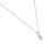 Round White Gold Bezet Set Diamond Necklace Chain