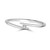 White gold 9ct ring with diamond