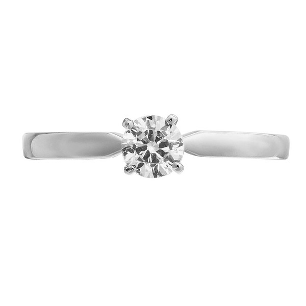 1/2 Carat Diamond Solitaire Engagement Ring