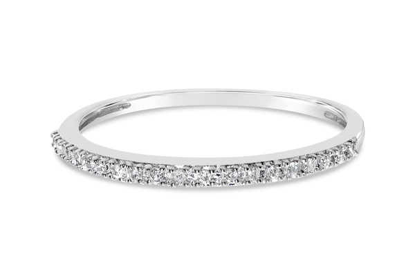 Stackable Diamond Eternity Band - One Of Our Best White Gold Rings For Women