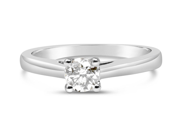 Premium Quality 1/3 Carat Diamond Solitaire Engagement Ring