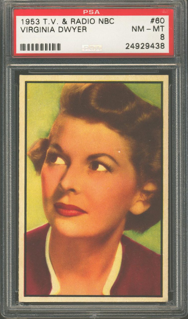 1953 TV & Radio NBC #60 Virginia Dwyer PSA 8 NM-MT  #*