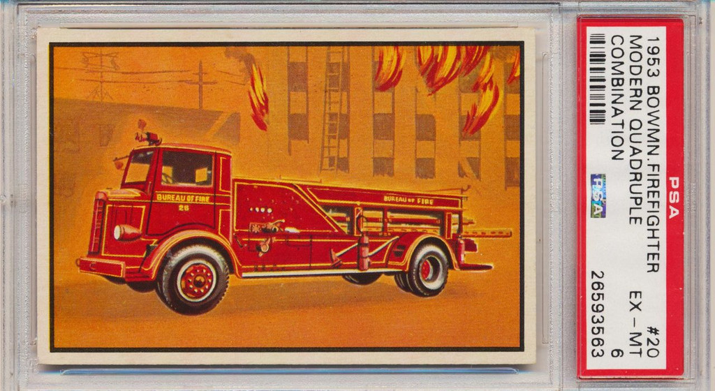 1953 Firefighters  #20 Modern Quadruple Combination  PSA 6 EX-MT   #*