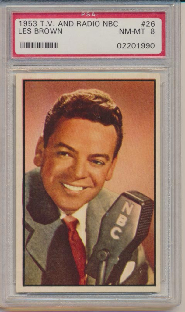 1953 TV & Radio NBC #26 Les Brown PSA 8 NM-MT  #*#