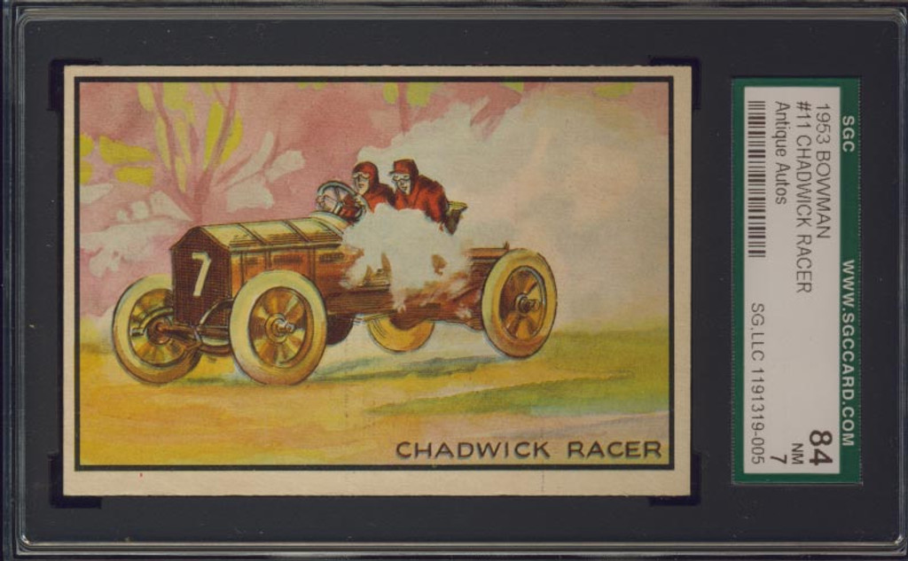 1953 ANTIQUE AUTOS #11 CHADWICK RACER SGC 84 NM 7   #*