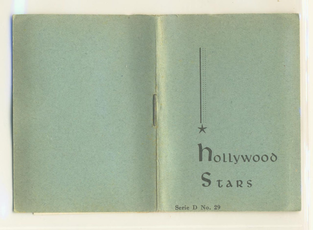 1952 Monty Cgewing Gum HM-74 Hollywood Stars Booklet Set of 6 Stars  #*