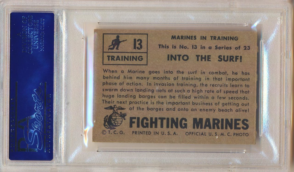 1953 FIGHTING MARINES #13 INTO THE SURF!! ... PSA 6 EX-MT   #*sku30631