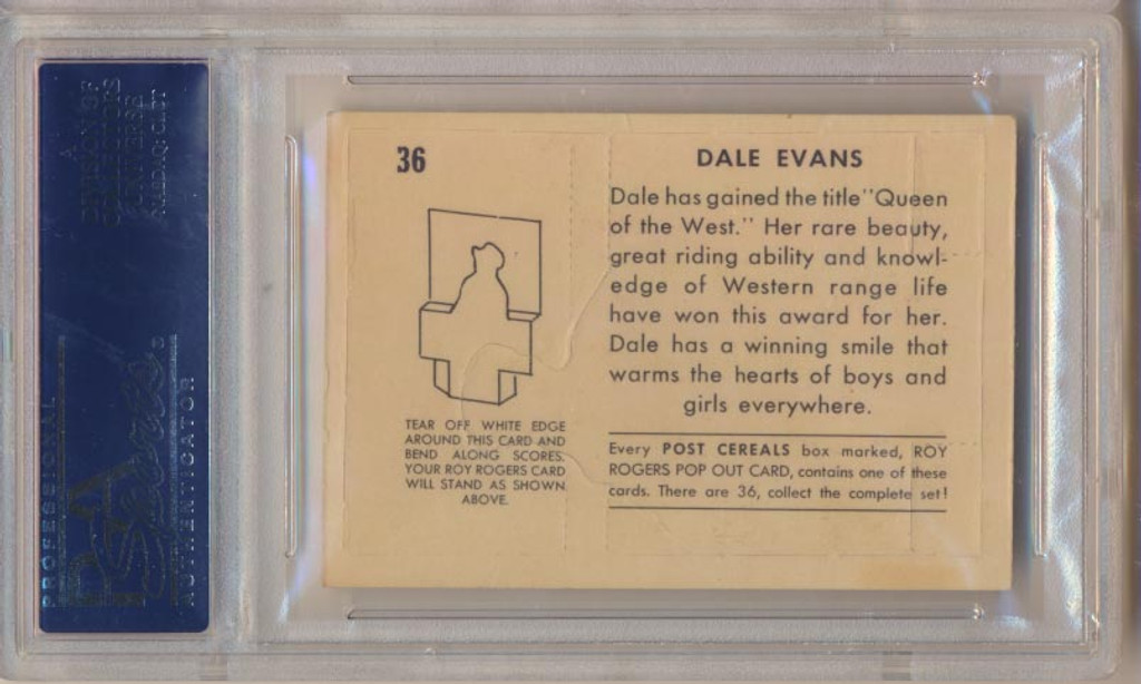 1952 ROY ROGERS #36 DALE EVANS... PSA 4 VG-EX   #*