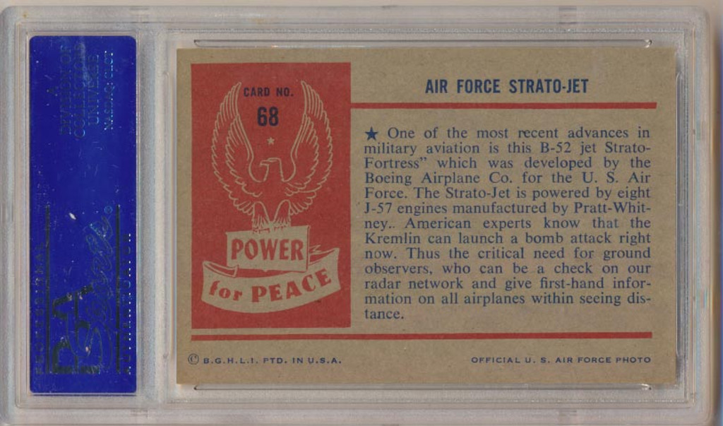 1954 Power For Peace #67 Jet Jockie PSA 7 NM   #*