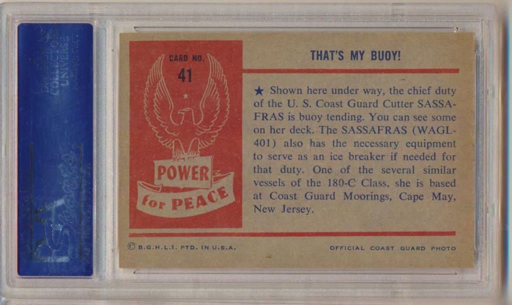 1954 Power For Peace #41 That's My Buoy PSA 7 NM   #*