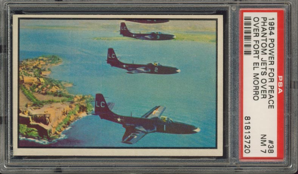 1954 Power For Peace #38 Phantom Jets PSA 7 NM   #*