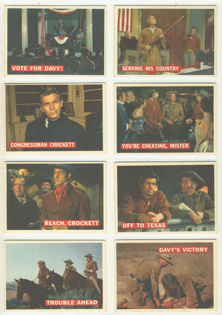 1956 Topps Davy Crockett (Orange Back) Set (80) Set #2   #*sku1396