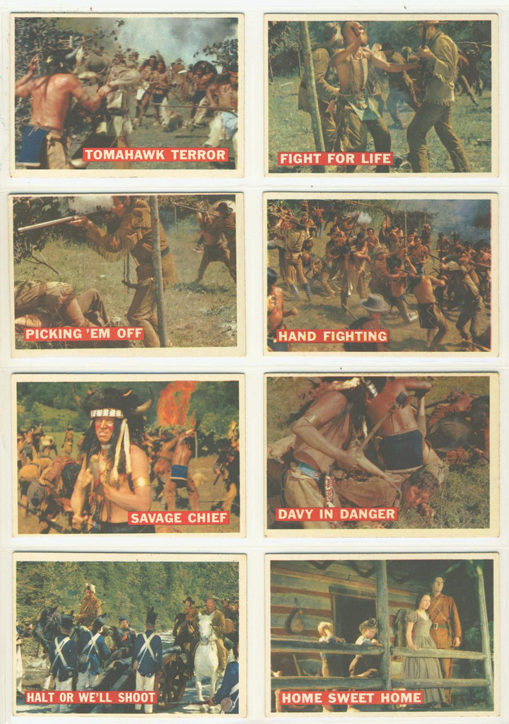 1956 Topps Davy Crockett (Orange Back) Set (80) Set #2   #*sku1396