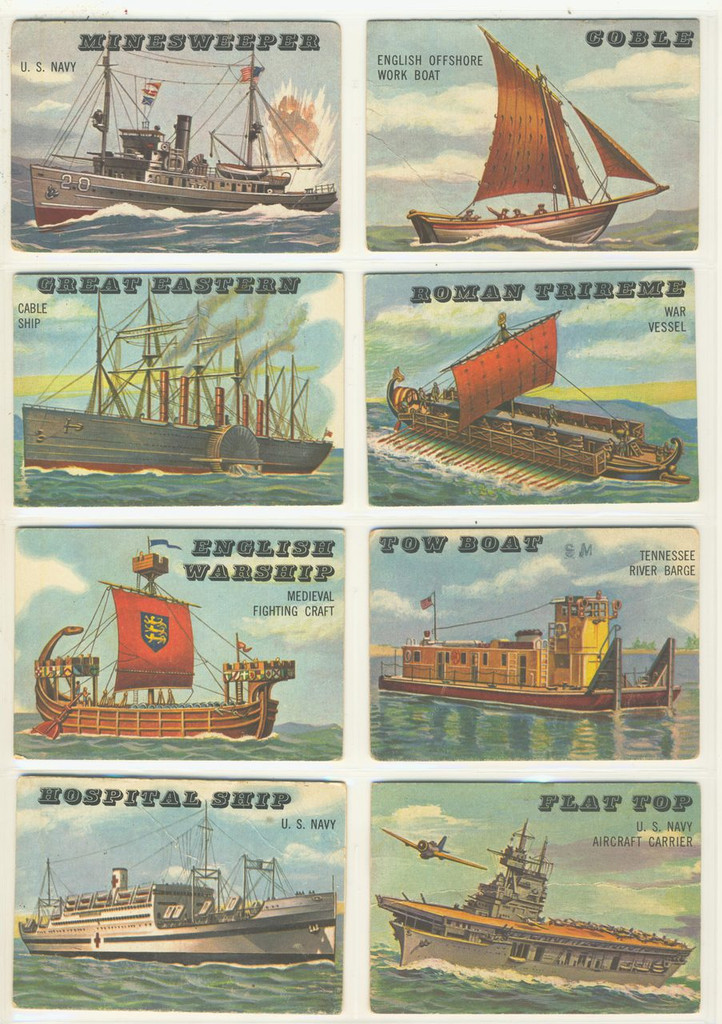 1955 Topps Rails & Sails Set (200) Low Grade   #*sku1400