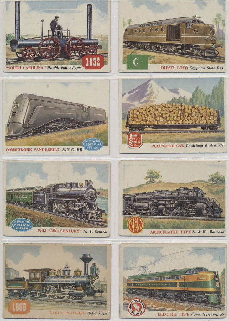 1955 Topps Rails & Sails  Complete Set 200 With Hard Numbers  #*sku32749sku32749