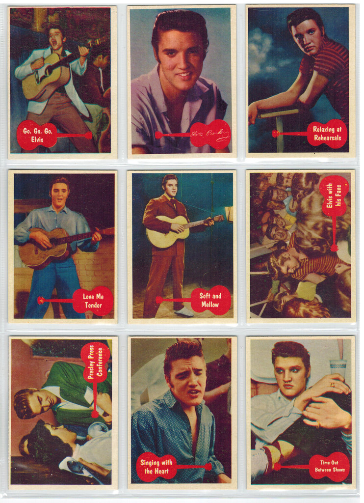 1956 (Topps) Bubbles Inc. Elvis Set (66) Cards   #*sku33046 #1 Set