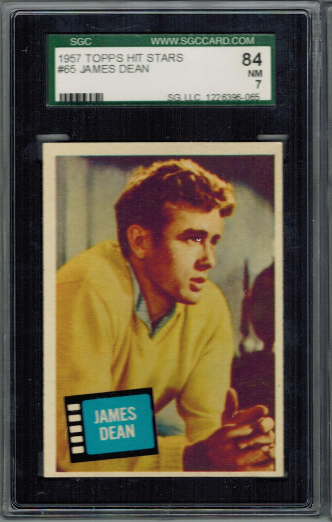 1957 Hit Stars  #65  James Dean  SGC  84   NM 7  #*