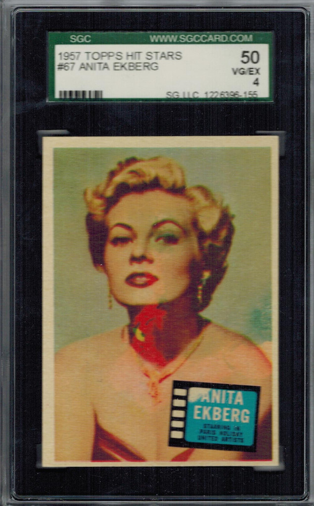 1957 Hit Stars  #67  Anita Ekberg SGC  50  VG / EX  4   #*
