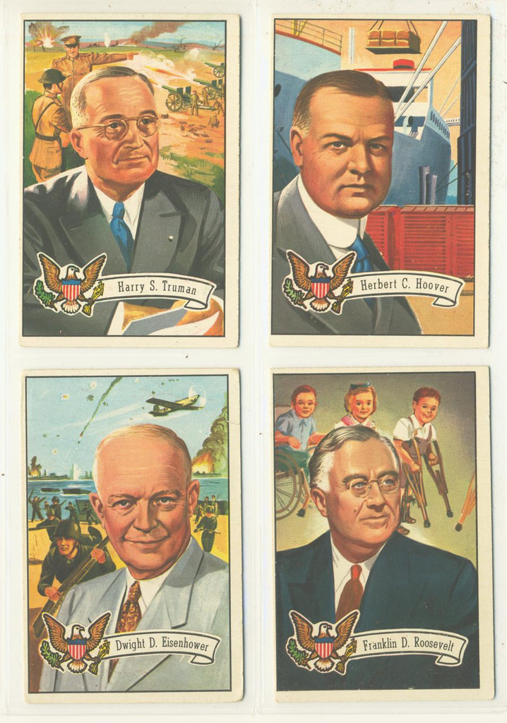 1956 Topps U.S. Presidents Set 36   #*#