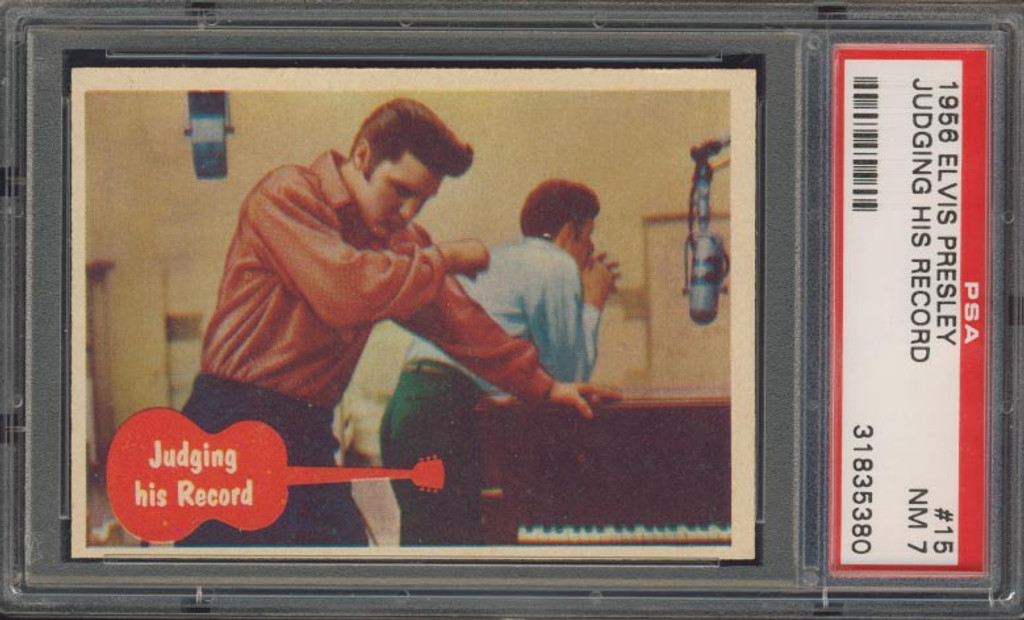 1956 Elvis #15 Judging His Record  PSA 7  NM   #*