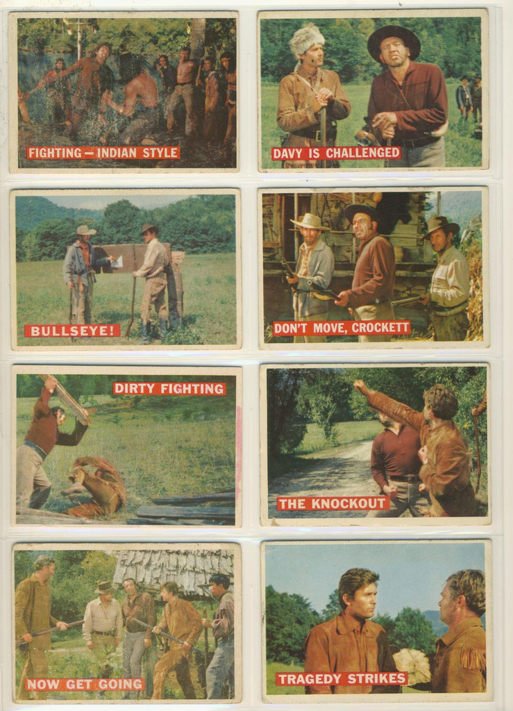 1956 Topps Davy Crockett (Orange Back) Set 80 Low Grade   #*#sku28987