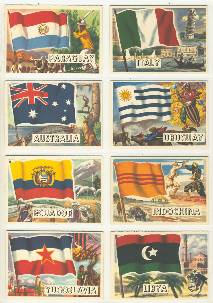 1956 Topps Flags Of The World Set 80   #*sku31166