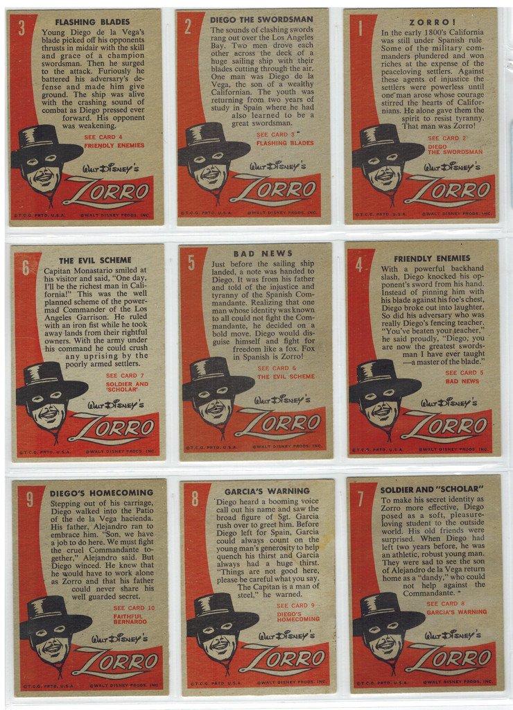 1958 Topps  Zorro  Set  88   #*sku33945