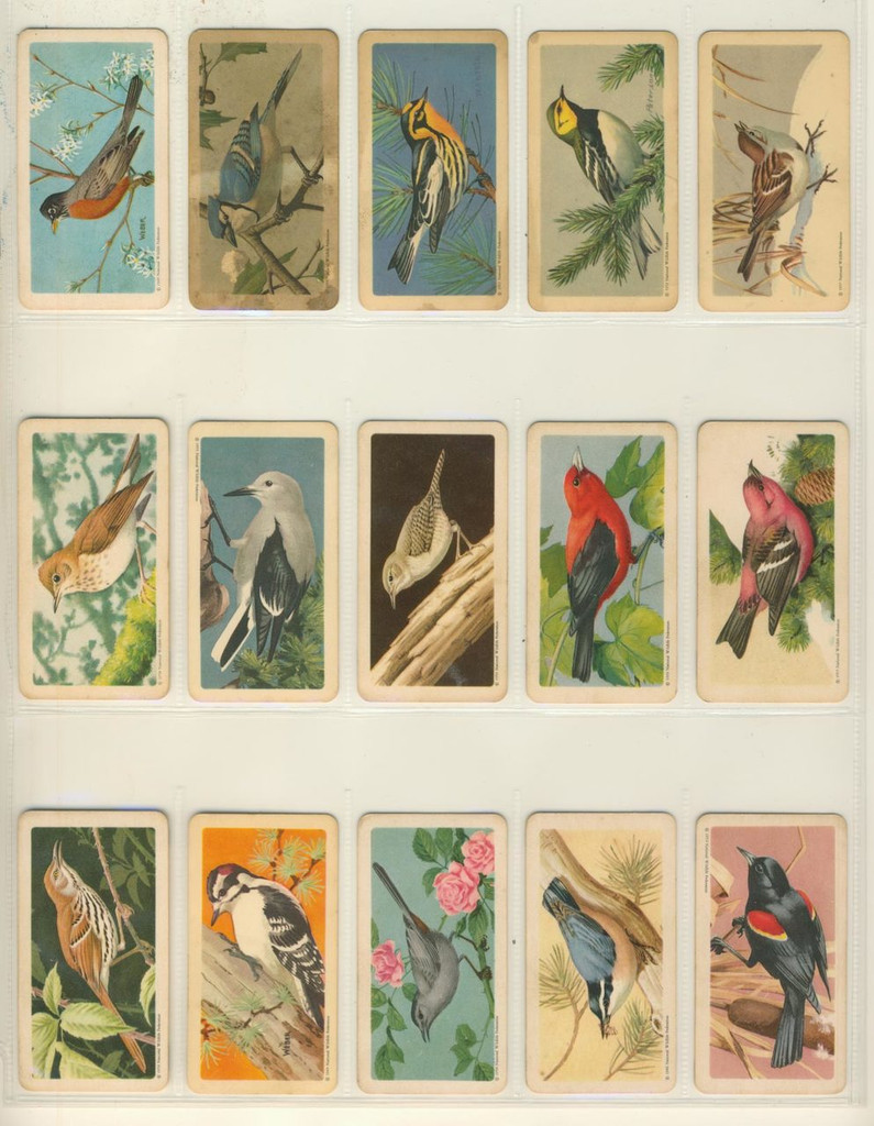 1959 Brooks Bond Canada Ltd FC34-1 Series 1 Songbirds Of North American  Lot 33/48  #*