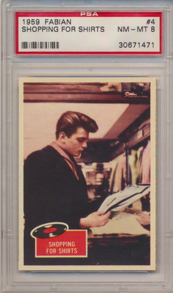 1959 Fabian #4 Shopping For Shirts PSA 8 NM-MT  #*#