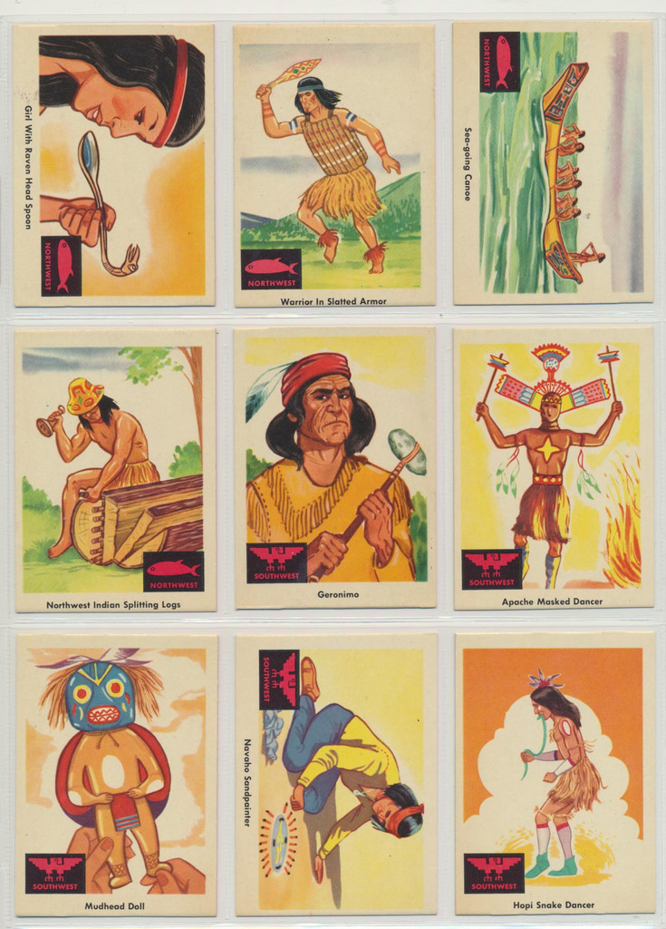 1959 Fleer Indians Set 80 Plus 2 Variations(HIGH GRADE SET)   #*sku6763