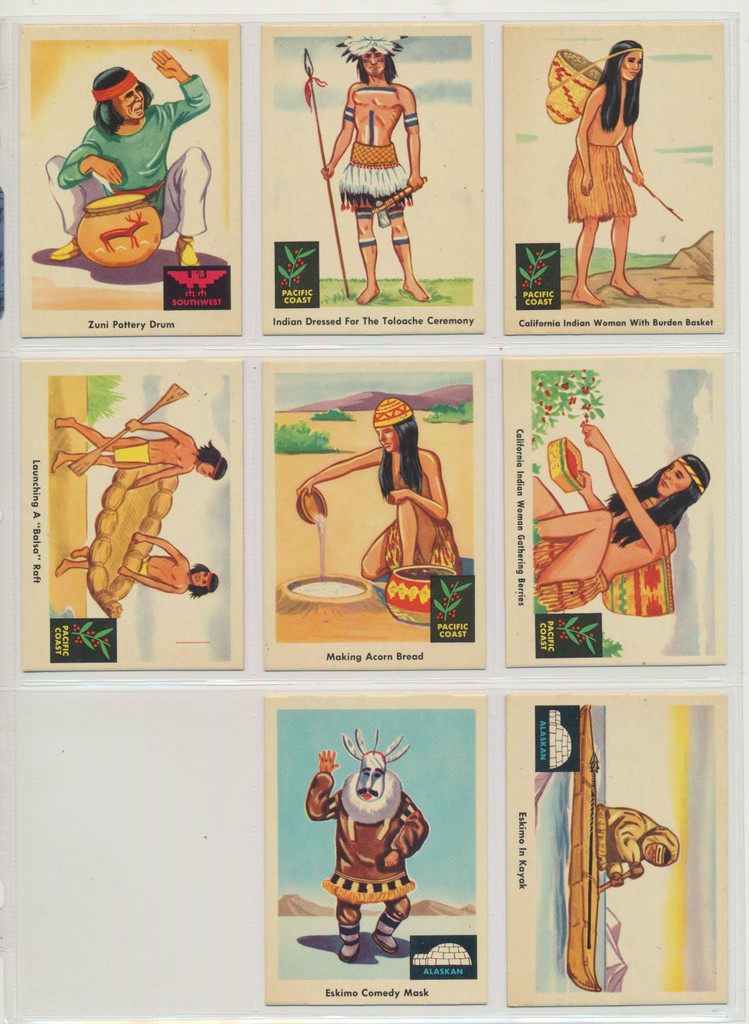 1959 Fleer Indians Set 80 Plus 2 Variations(HIGH GRADE SET)   #*sku6763