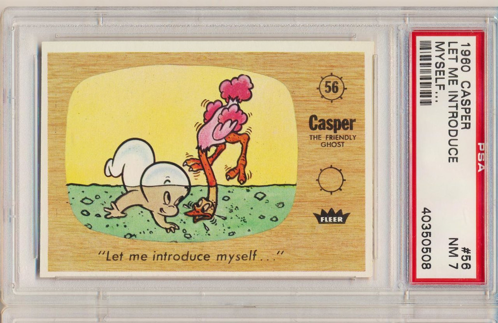 1960 Fleer Casper #56  Let Me Introduce Myself !!   PSA 7  NM   #*