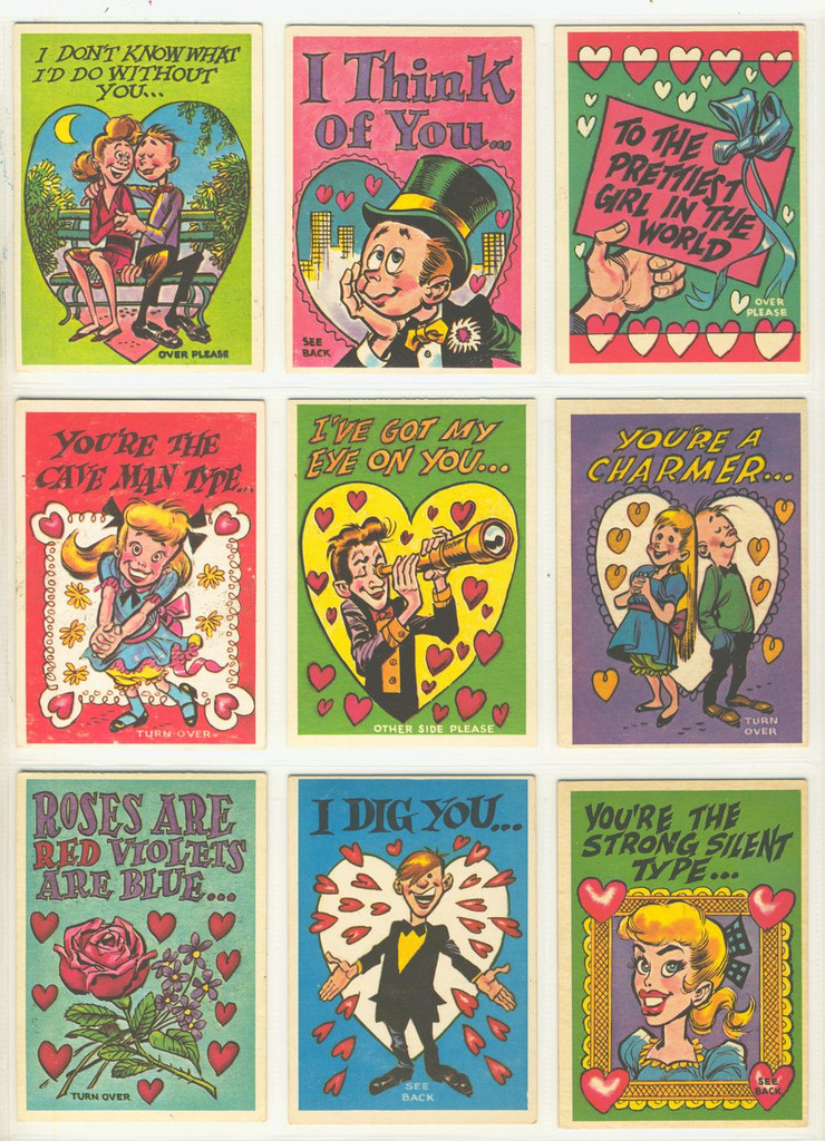 1959 Topps Funny Valentines 1ST Series Set 66   #*