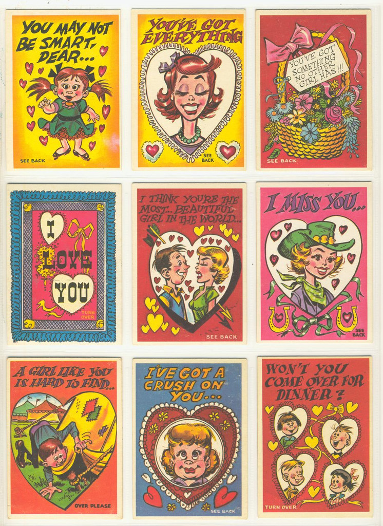 1959 Topps Funny Valentines 1ST Series Set 66   #*