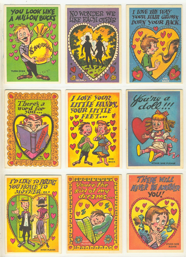 1959 Topps Funny Valentines 1ST Series Set 66   #*